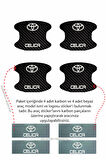 Toyota Celica Karbon Desenli Kapı İçi Çizik Önleyici ve Şık Görünüm Folyo Koruma Takımı Celica Yazılı