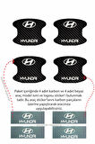 Hyundai Universal İçin Özel Tasarım Karbon Kaplama Kapı İçi Çizik Önleyici Şık Folyo Seti Universal Yazılı