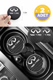 Chery Tiggo 7 Pro Siyah Karbon Bardak Altlığı Chery Logolu Tiggo 7 Pro Yazılı Dayanıklı 7 cm Tasarımı 2 Adet