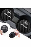 Opel Zafira Life Karbon 7 cm Bardak Altlığı Opel Zafira Life Amblemli Dayanıklı ve Şık 2 Adet