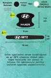 Premium Hyundai Getz Karbon Desenli Kapı Kolu Koruyucu Seti – Çizilmelere Karşı Dayanıklı 8 Parça