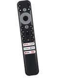 Tcl 43C725 İle Uyumlu Mikrofonlu Smart Tv Kumanda