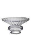 Paşabahçe Kristal El İmalatı Gravurlu Ayak Oval Kase