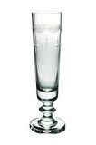 Paşabahçe El İmalatı Dekorlu Kristal Şampanya Kadehi 1 Adet 11285 Şeffaf