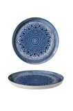 Güral Porselen Blue Voyage 18 Cm Bilbao Bone Düz Tabak 1 Adet