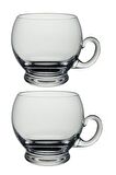 Paşabahçe El İmalatı Kristal 2 Li Ayran Maşrapası Kupa Bardak 12661(Sıcağa dayanaklı değilidir)