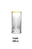 Paşabahçe Elysia Gold Golden Touch Meşrubat Bardak 4 Adet 365 cc 520445