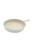 Neoflam Döküm 28 cm Ahşap Saplı Bej Tava  D-NEOF128