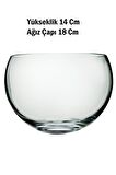 Paşabahçe Denizlicam El İmalatı Kristal Sade Kase 1 Adet 1011496 23318 14x18 Cm