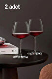 Paşabahçe 2 li Nude Glass 66093 Mirage 570 Cc Kırmızı Şarap Bardağı