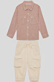 Erkek Bebek Camel Pantolon 66703