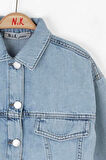 Kız Çocuk Crop Ceket 38707