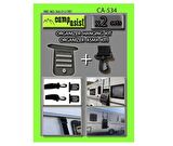 Campasist CA534 8mm Karavan Askı Seti (2 Kemer + 2 Askı Kancalı )