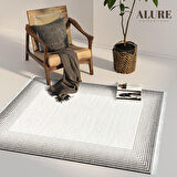 Alure Koleksiyonu Akrilik Dokuma Saçaklı Halı 1757 Bej