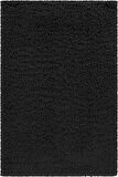 Puffy Koleksiyonu Shaggy Uzun Tüylü Halı 4006 Siyah