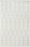 Soft  Koleksiyonu Modern Saçaklı Halı 8304 Krem