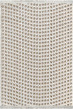 Tual Koleksiyonu Modern Saçaklı Halı 8405 Bej