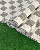 Tual Koleksiyonu Modern Saçaklı Halı 8407 Gri