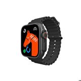 Global Watch G900 Pro 2023 Android İos HarmonyOs Uyumlu Akıllı Saat Siyah WNE0958