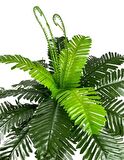 Yapay Çiçek Cycas Aşk Merdiveni Eğrelti Otu Sıkas Bitkisi 24 Yaprak 45*60 cm Yapay Bitki
