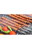 Adana Kebap Şişi Urfa Kıyma Kebabı İçin Yassı Şiş 10 Adet