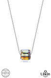 SWAROVSKİ TAŞLI  CRYSTAL 925 AYAR GÜMÜŞ KOLYE