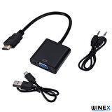 Global HDMI to VGA Dönüştürücü Adaptör WNE0073