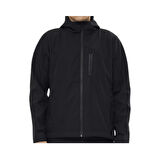 KANT Softshell Rüzgar ve Suya Dayanıklı Kapüşonlu Ceket Mont Siyah