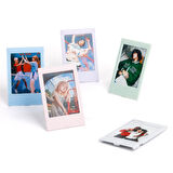 Instax Mini Film Uyumlu Pembe Katlanılabilir Fotoğraf Çerçevesi