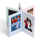 Instax Mini Film Uyumlu Beyaz Mıknatıslı Fotoğraf Çerçevesi