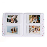 Instax Mini Film Uyumlu 64'lü Pembe PVC Albüm