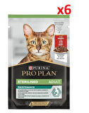 Pro Plan Sterilised Pouch Sığır Etli Kısırlaştırılmış Kedi Konservesi 85 Gr x6adet