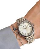 Ferrucci Rolex Kasa Takvimli Şık Yeni Sezon Kadın Kol Saat+Bileklik
