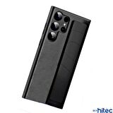 Global Samsung Galaxy S24 Ultra Uyumlu Premium  Case Parmak Askılı Telefon Kılıfı Siyah WNE1084