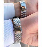 Ferrucci Takvim Ve Gün 30mt Suya Dayanıklı Çelik Kordon Sevgili Kol Saati