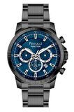 Ferrucci Füme Renk Çelik Full Fonksiyonlu+Takvimli Erkek Kol Saati
