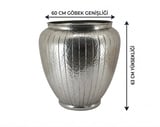 PANALI PNL-MG83 L METAL DEKORATİF SAKSI 60 X 63 CM