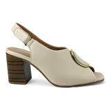 Venüs 2108518 Hakiki Deri Topuklu Kadın Sandalet