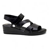 Mammamia D24YS-1815 Hakiki Deri Kadın Sandalet