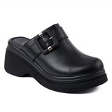 Beety 64030 Hakiki Deri Comfort Kadın Terlik