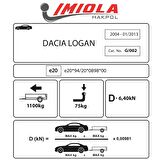 Hakpol - Dacia Logan Saloon 2004 ve Sonrası Çeki Demiri