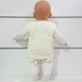 Triko Krem Bebek Yelek