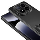 Redmi Note 14 Pro 5G Kılıf Köşeleri Renkli Şeffaf Kamera Korumalı Silikon Luxury Kapak