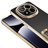 Redmi Note 14 Pro 5G Kılıf Köşeleri Renkli Şeffaf Kamera Korumalı Silikon Luxury Kapak