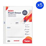 Noki Hd Poşet Dosya 100 Lü 4830HD 5 Adet