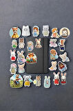 Sylvanian Families Sticker paketi /bullet journal defter çıkartma ajanda laptop etiket