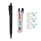 Faber-Castell Econ Urban Versatil Uçlu Kalem Seti 0.7 Mikro Kalem Ucu ve 3 Adet Silgi