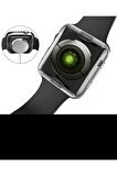 Apple Watch Şeffaf Silikon Kılıf 44 Mm Tam Koruma Watch 4 5 6 Se Uyumlu 44 mm
