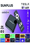 tesla S4 AIR wifi 6 4gb-ram /32gb hafıza android 12 tv box
