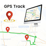 4K Ultra Hd Araç İçi Kamera  Wi-Fi, GPS , Araç İçi + Arka Kamera Siyah